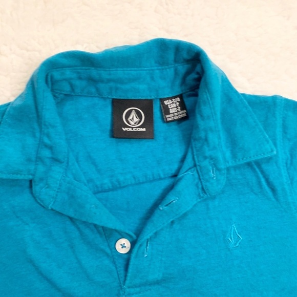 Volcom | Polo Short Sleeve Shirt Boys Size 4 Collared - Picture 6 of 9